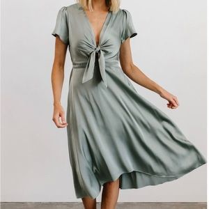 Baltic Born Satin Midi Dress